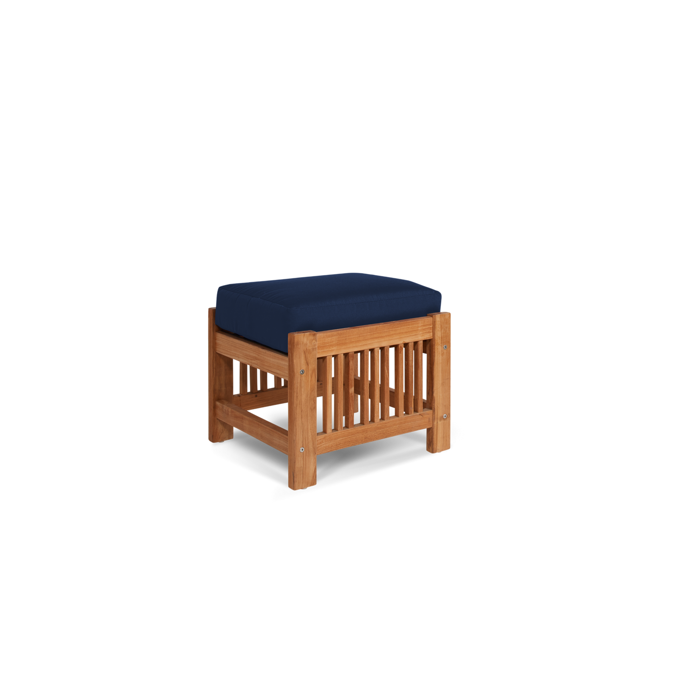 Summer 5-Piece Teak Outdoor Patio Deep Seating Set with Subrella Canvas Cushion