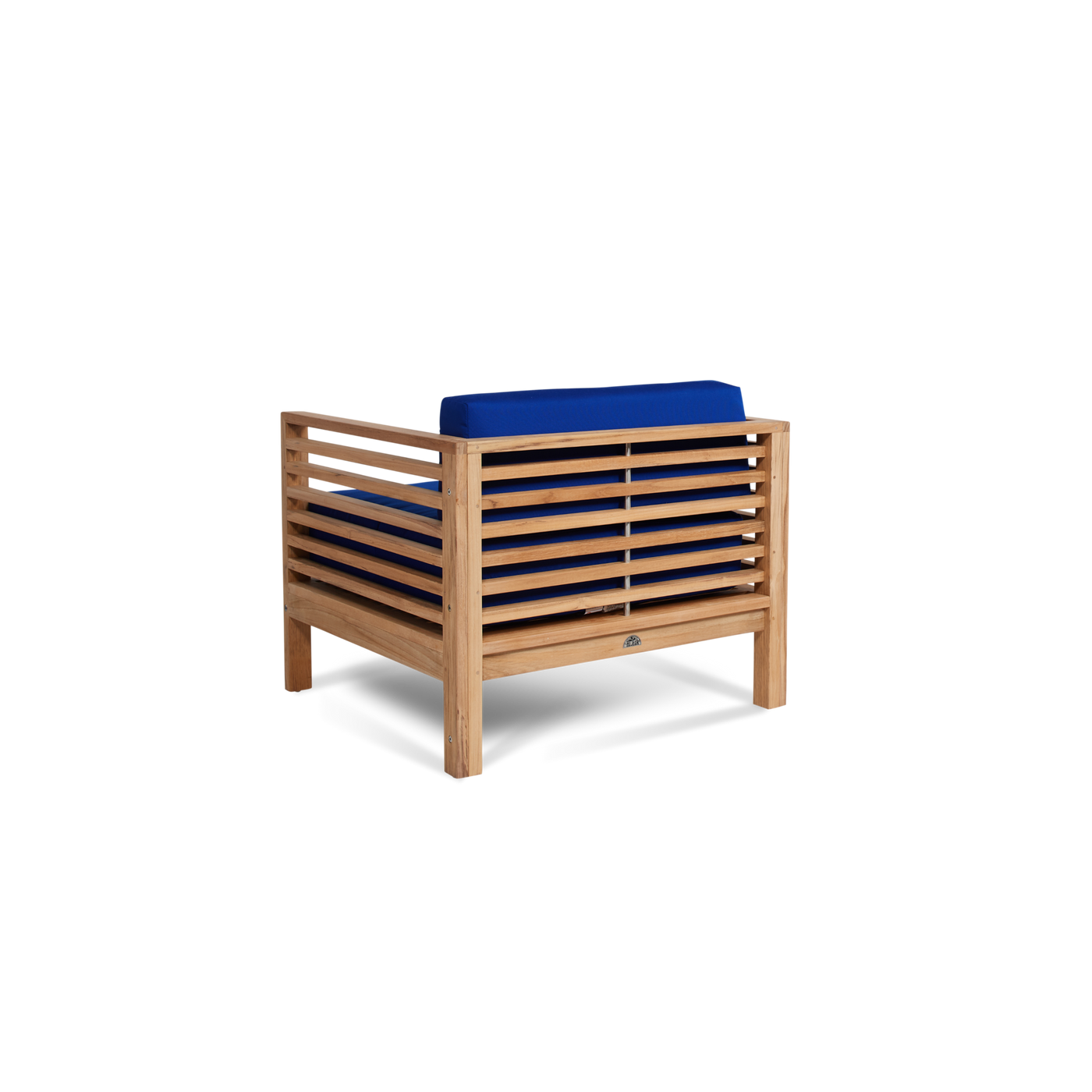 Summer 5-Piece Teak Outdoor Patio Deep Seating Set with Subrella Canvas Cushion