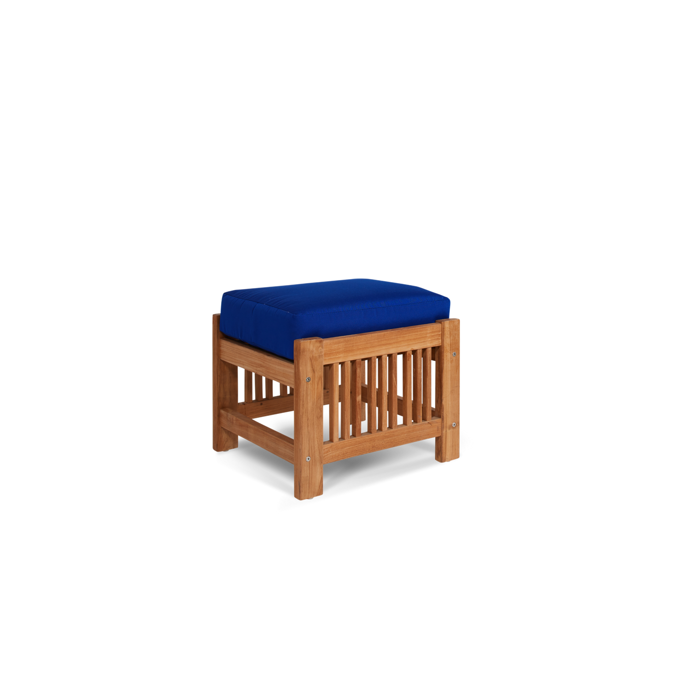 Summer 5-Piece Teak Outdoor Patio Deep Seating Set with Subrella Canvas Cushion