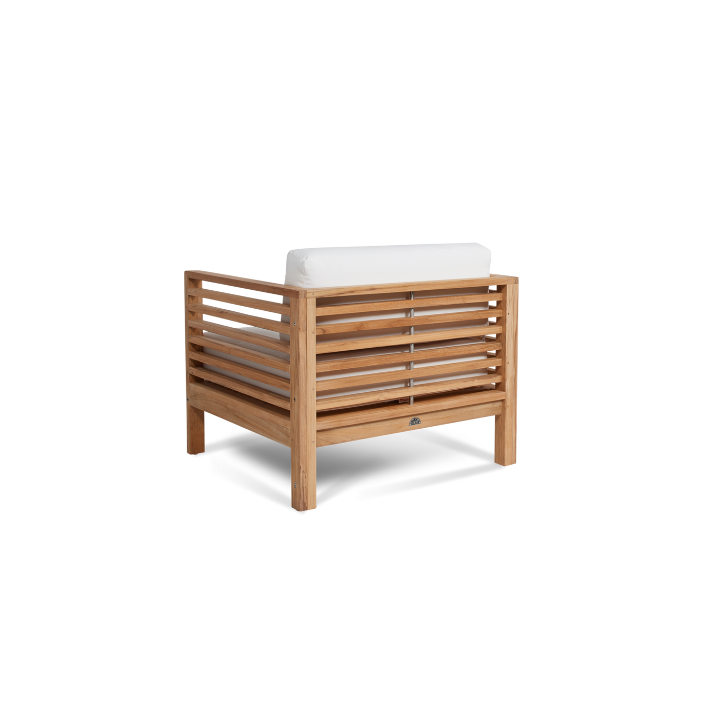Summer 5-Piece Teak Outdoor Patio Deep Seating Set with Subrella Canvas Cushion