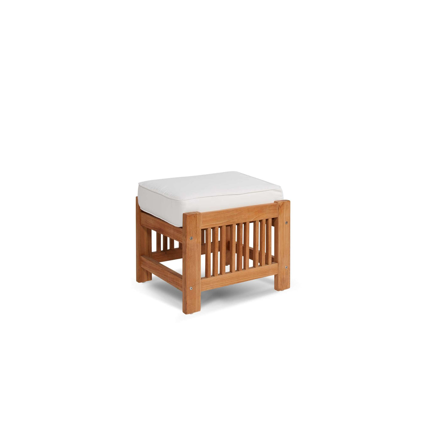 Summer 5-Piece Teak Outdoor Patio Deep Seating Set with Subrella Canvas Cushion