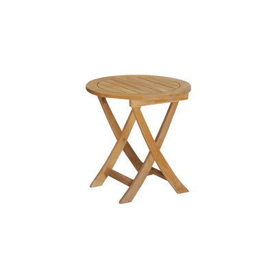 Perrie Round Teak Outdoor Side Table