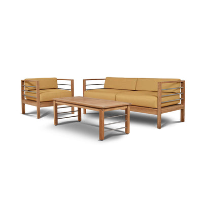 SoHo Rectangular Teak Outdoor Coffee Table