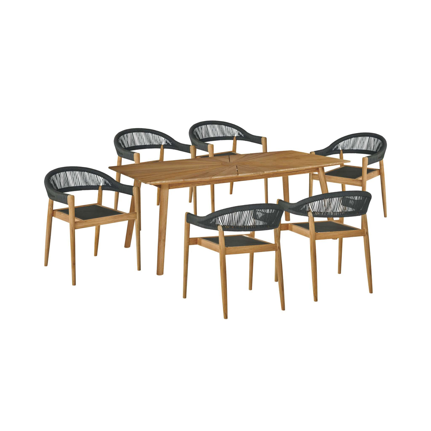 Cambria Rectangular Teak Outdoor Dining Table