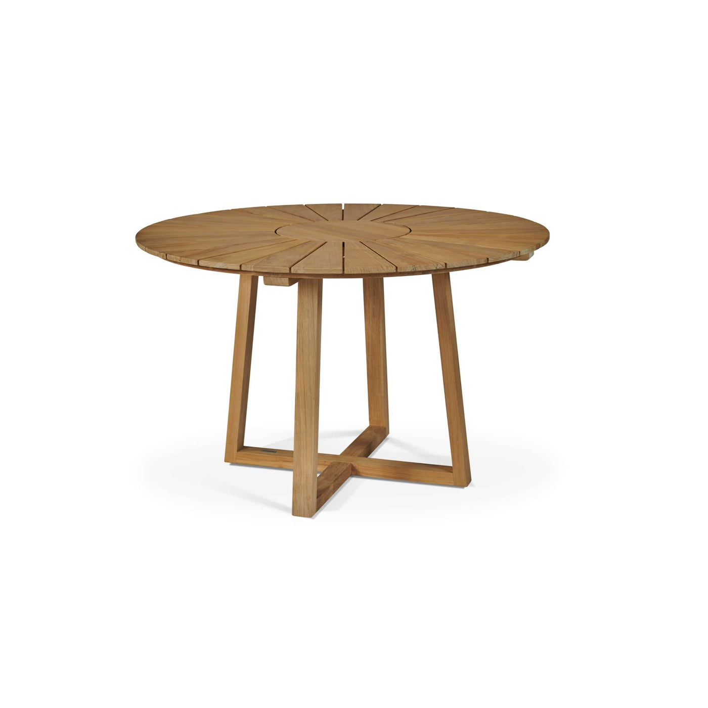 Cambria Round Teak Outdoor Dining Table