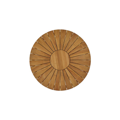 Cambria Round Teak Outdoor Dining Table