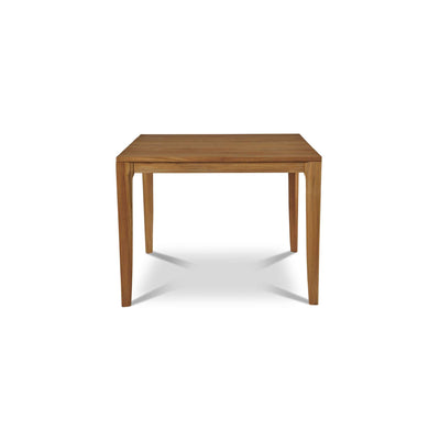 Del Ray 63-inch Rectangular Teak Outdoor Dining Table with Umbrella Hole