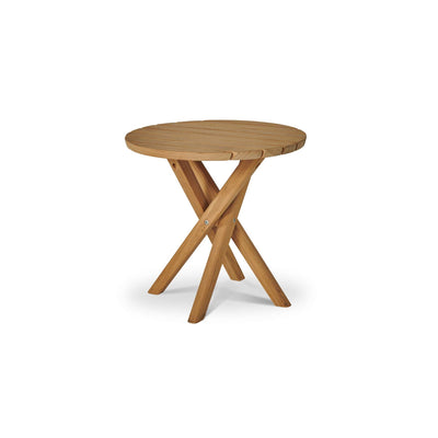Tulum Round Teak Outdoor Side Table