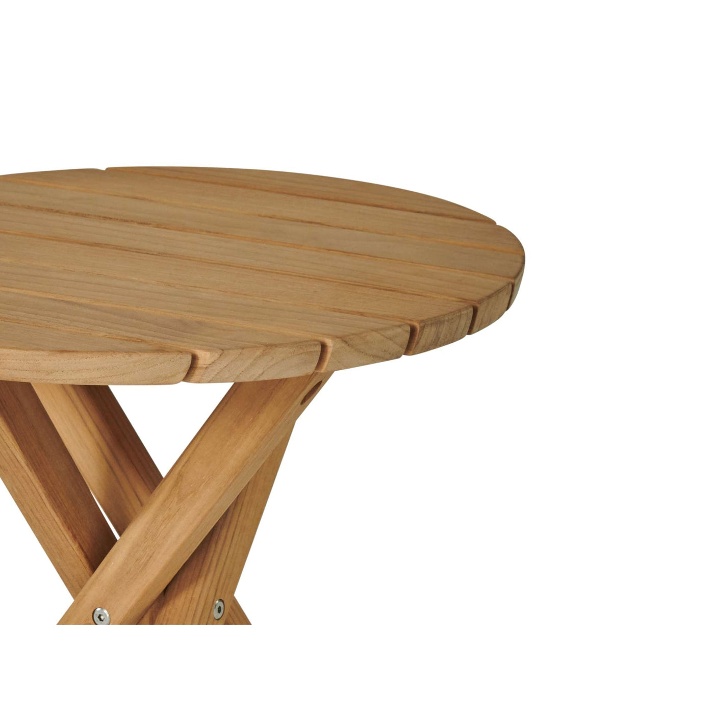 Tulum Round Teak Outdoor Side Table