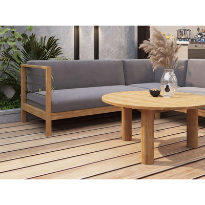 Rudolph Round Teak Outdoor Coffee Table