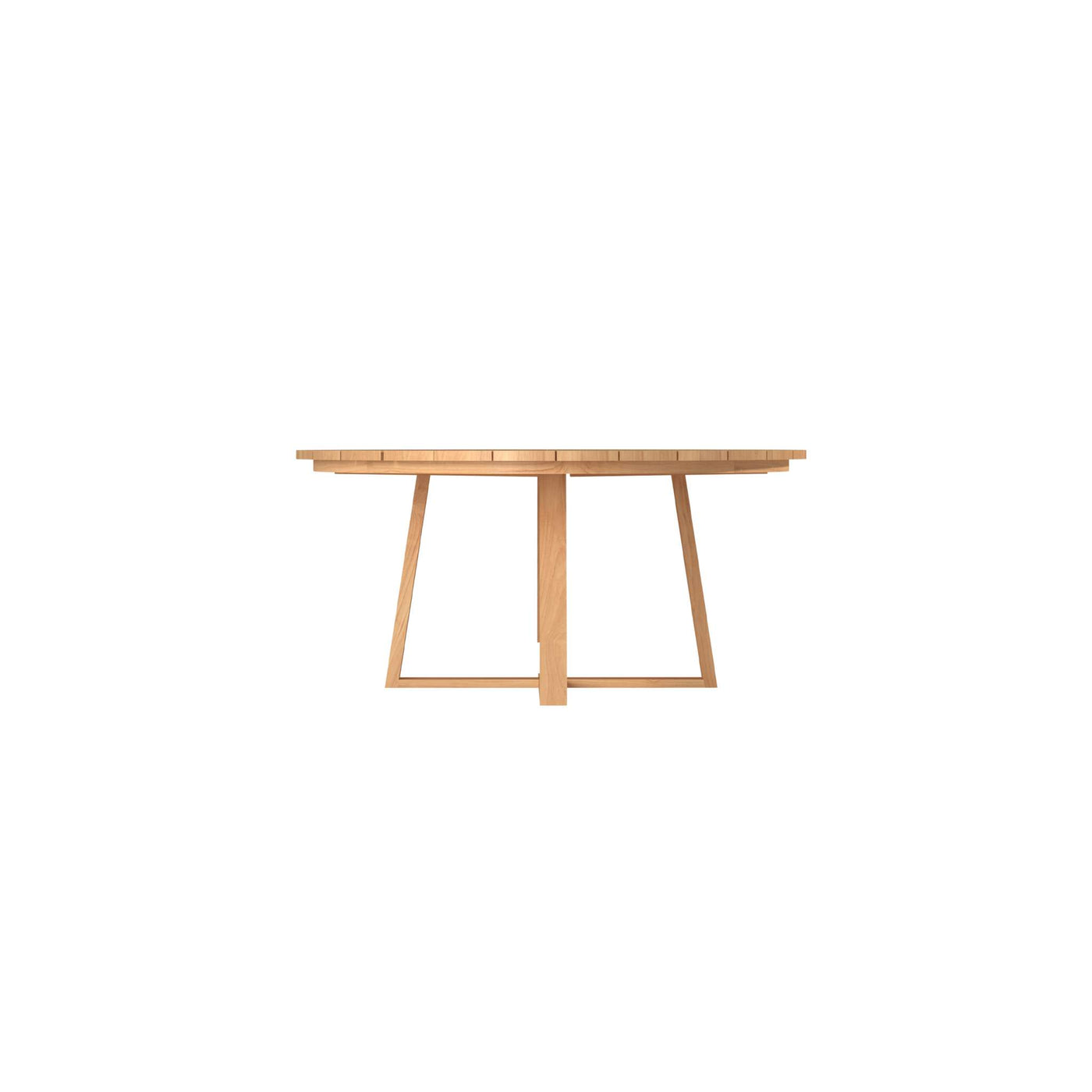 Sunburst Oval Teak Outdoor Coffee Table