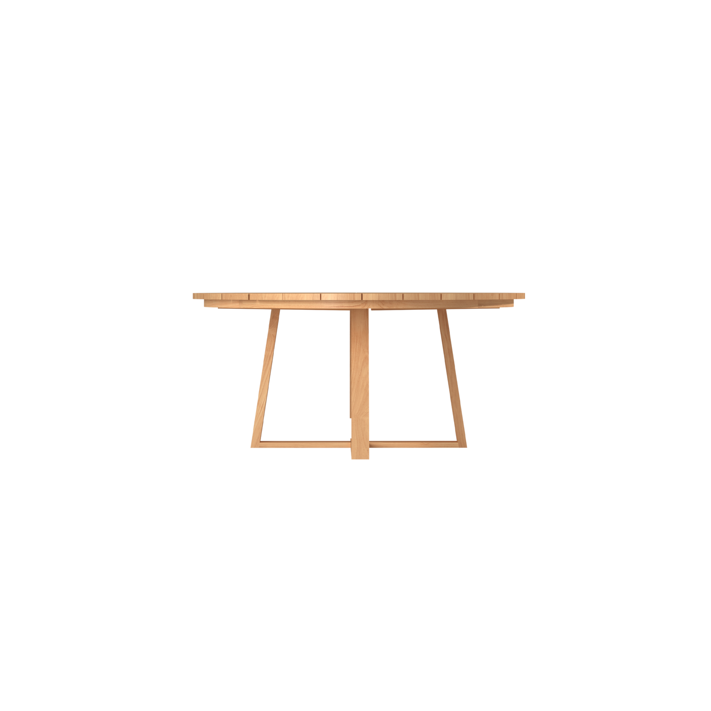 Sunburst Oval Teak Outdoor Coffee Table