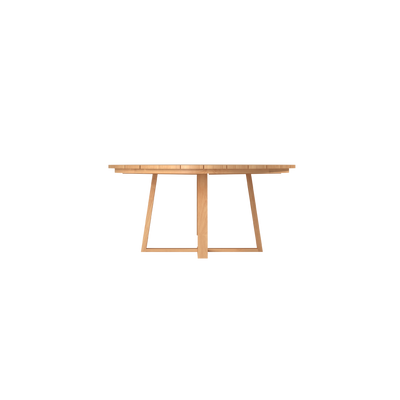 Sunburst Oval Teak Outdoor Coffee Table