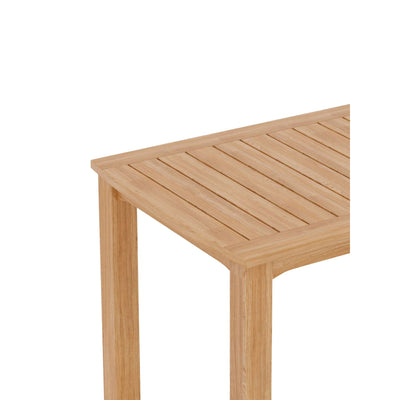 Mirador Rectangular Teak Outdoor Counter Height Table