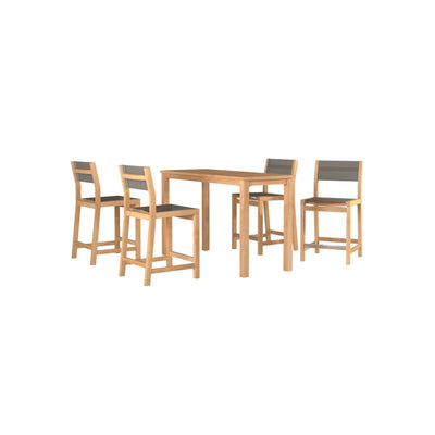 Mirador Rectangular Teak Outdoor Counter Height Table
