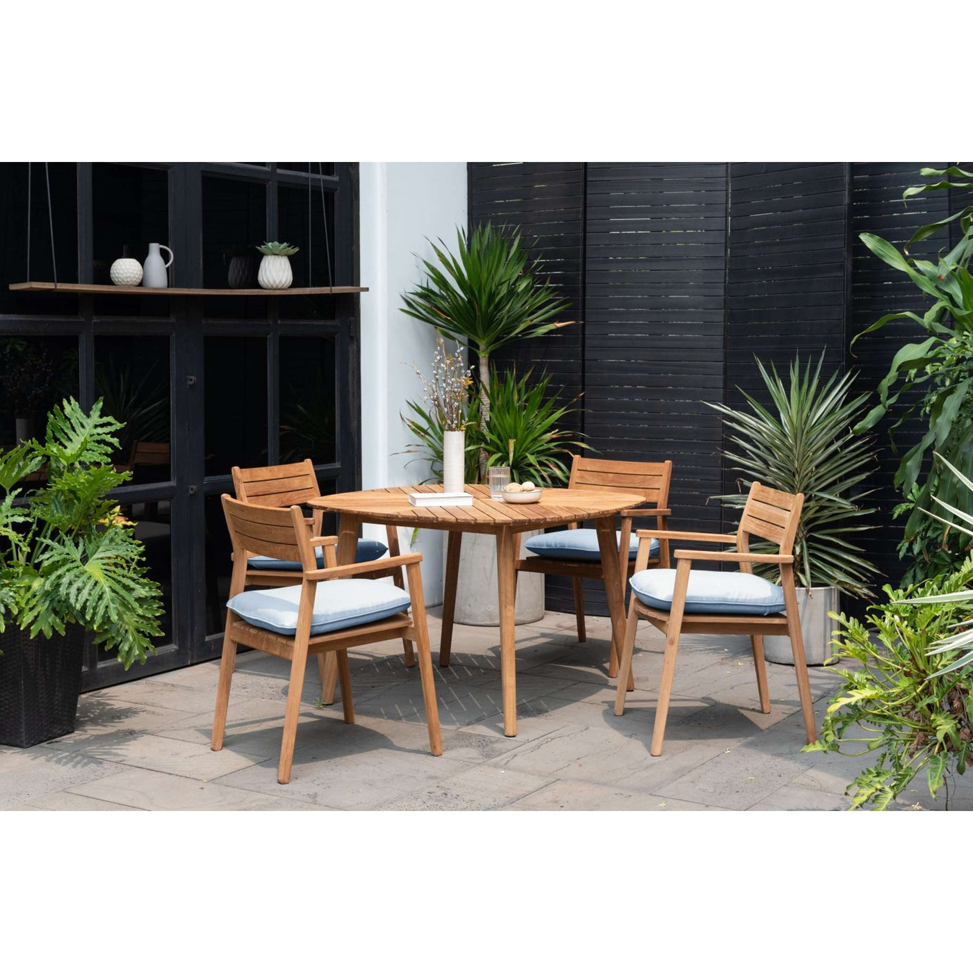 Amazonia Jade With Cushions Dining  Arm Chair