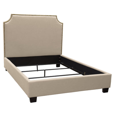 Kingston Bed with Nail Head Accent by Diamond Sofa