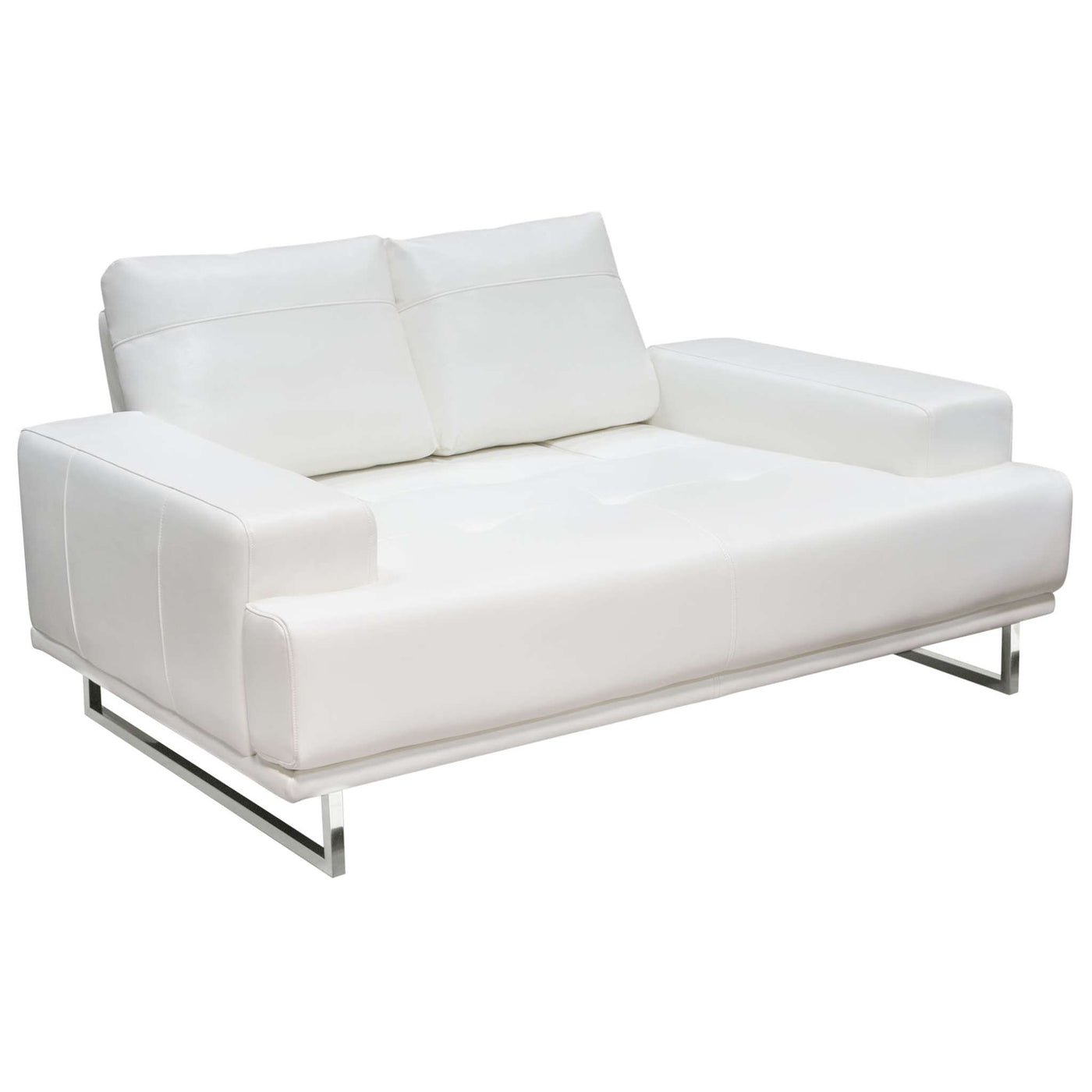 Russo Sofa w/ Adjustable Seat Backs in Leather by Diamond Sofa