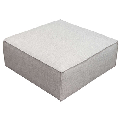 Vice 4PC Modular Sectional in Barley Fabric with Ottoman by Diamond Sofa