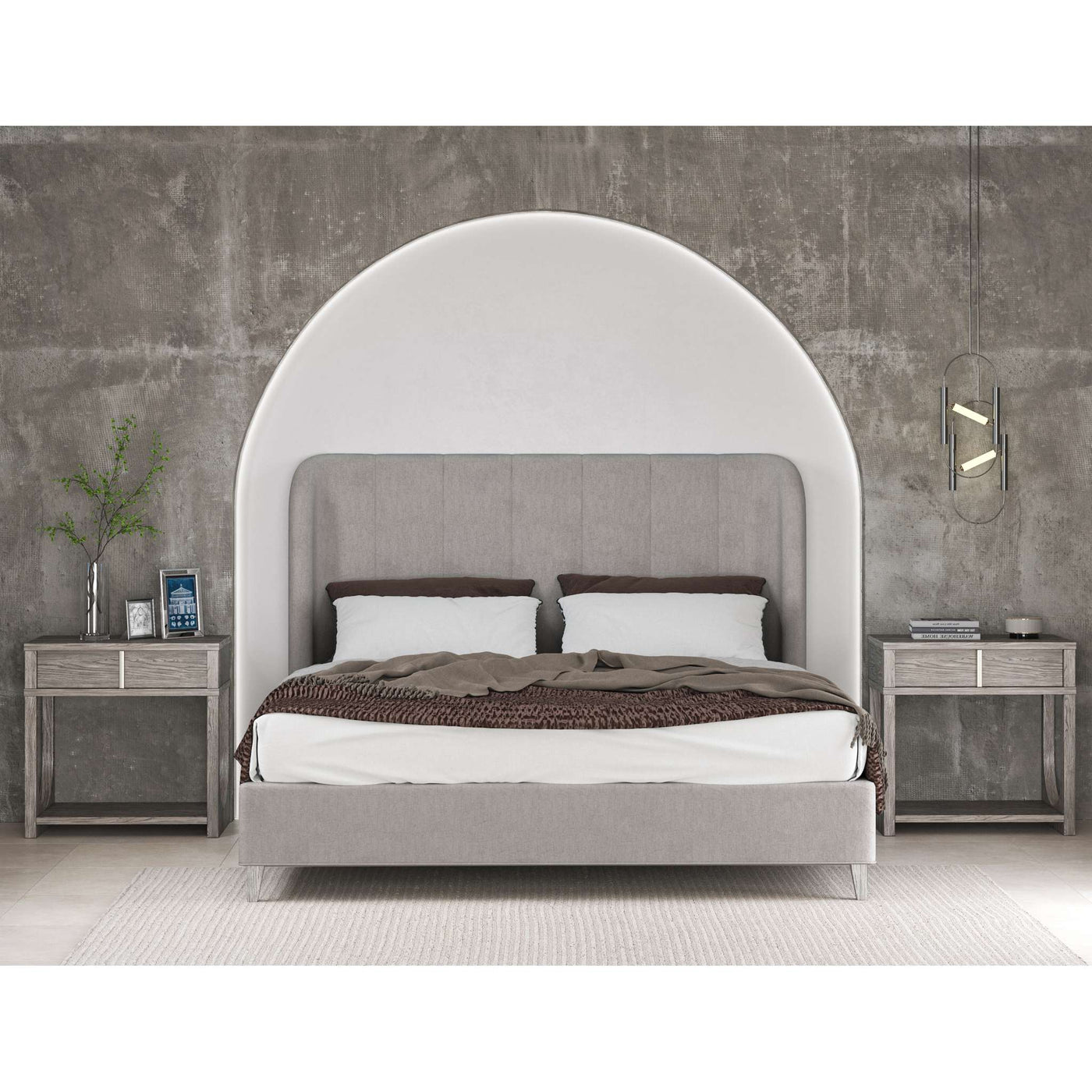 Vault Queen Upholstered Shelter Bed