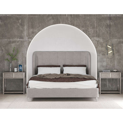 Vault Queen Upholstered Shelter Bed