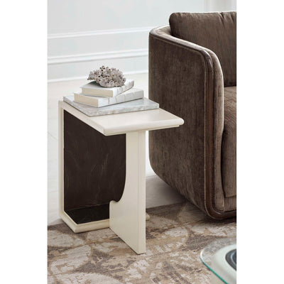 Blanc Chairside Table