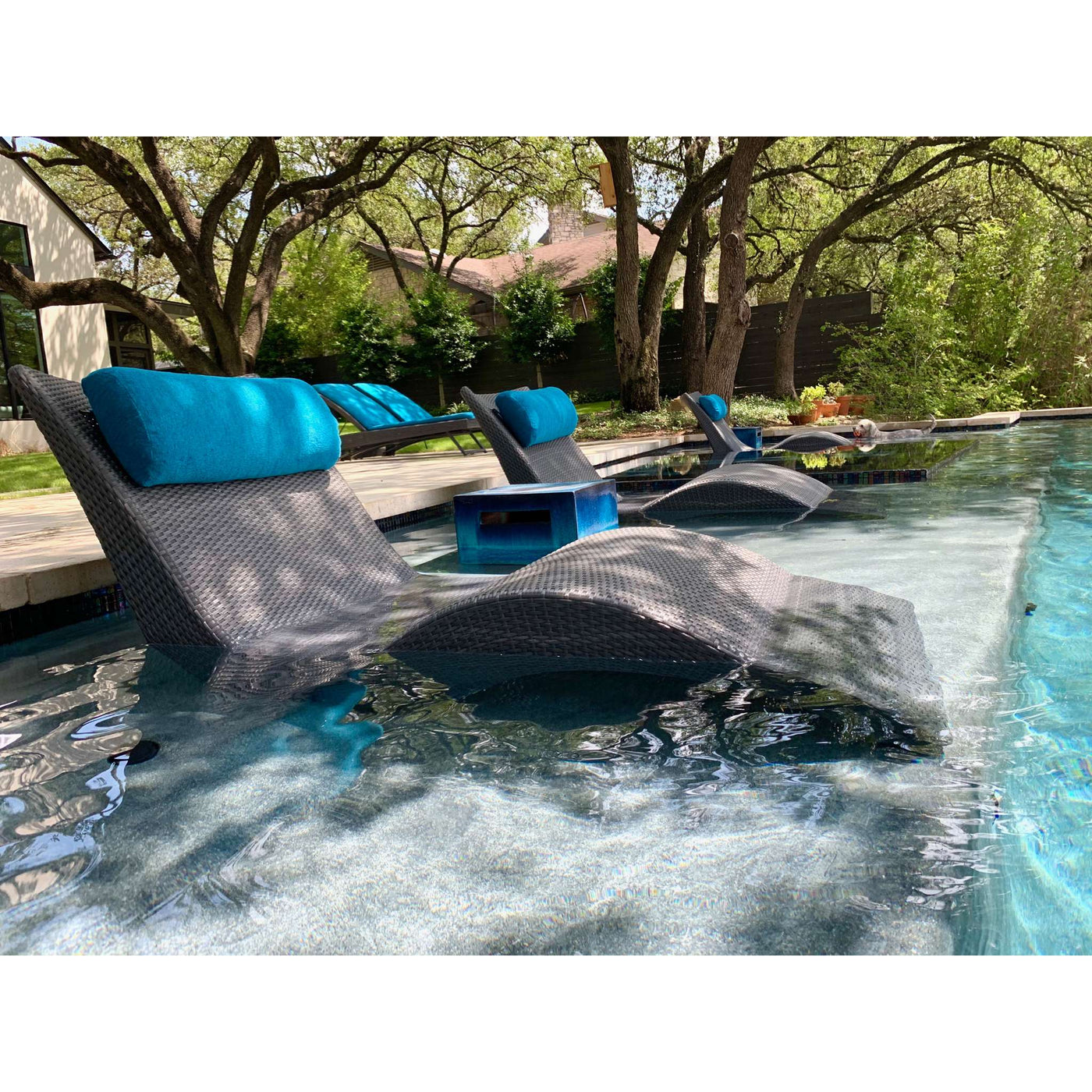 Atlantis In-Pool Chaise Set of Two