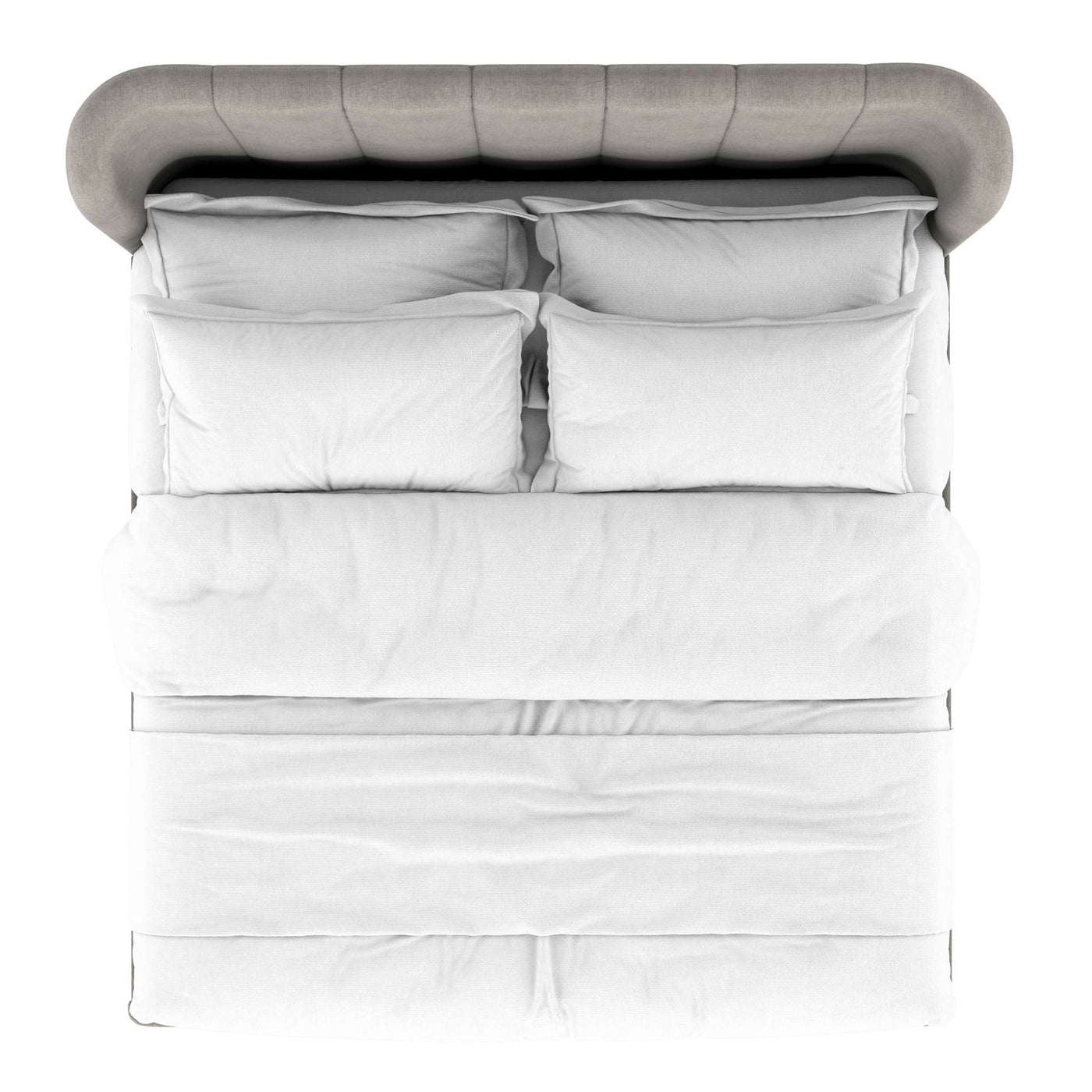 Vault Queen Upholstered Shelter Bed