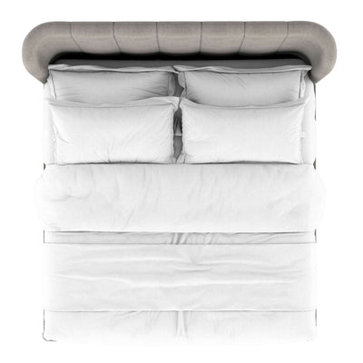 Vault Queen Upholstered Shelter Bed