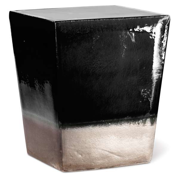 Two Glaze Square Cube Set of Two