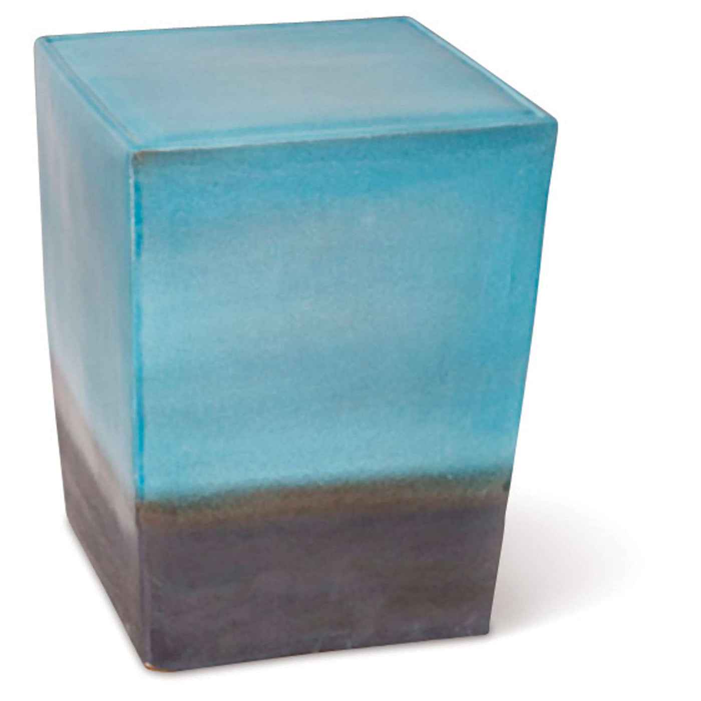 Two Glaze Square Cube Set of Two