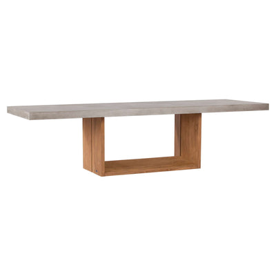 Lucca Teak and Concrete Dining Table