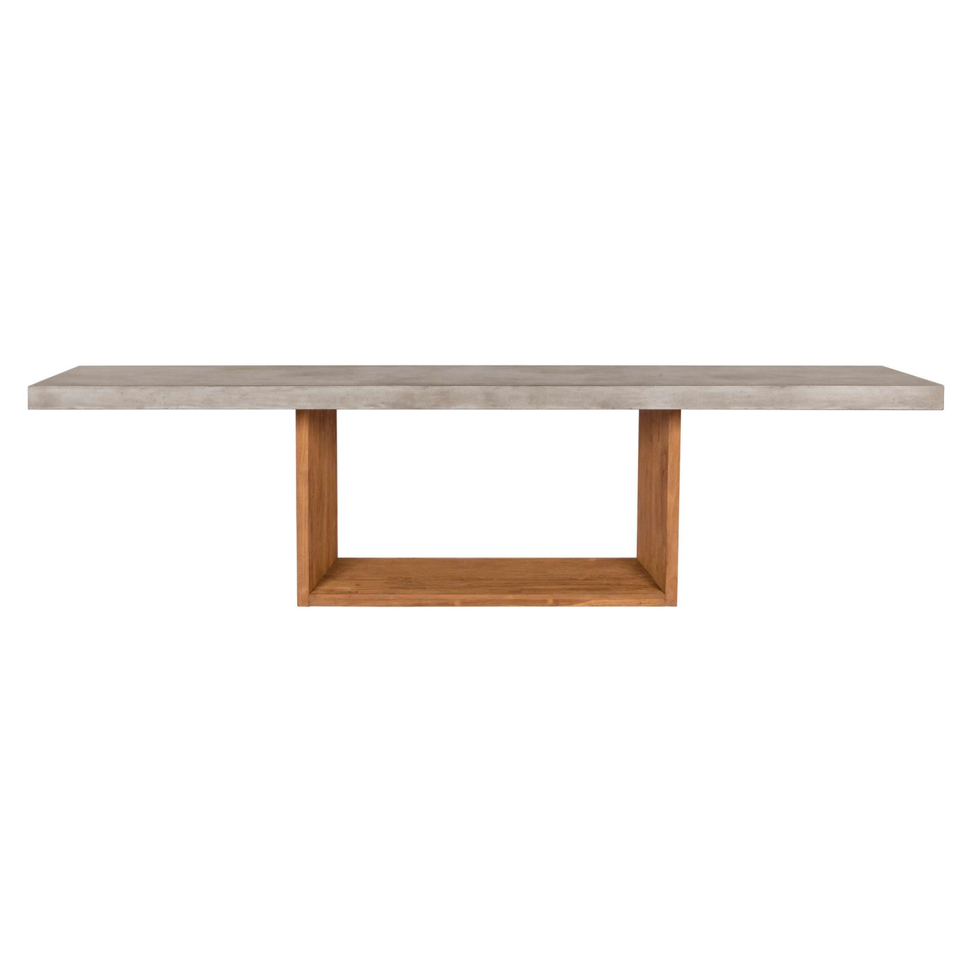 Lucca Teak and Concrete Dining Table