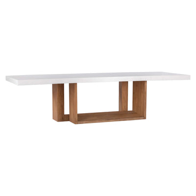 Lucca Teak and Concrete Dining Table