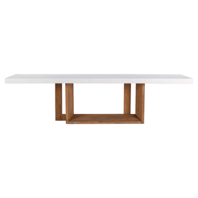 Lucca Teak and Concrete Dining Table