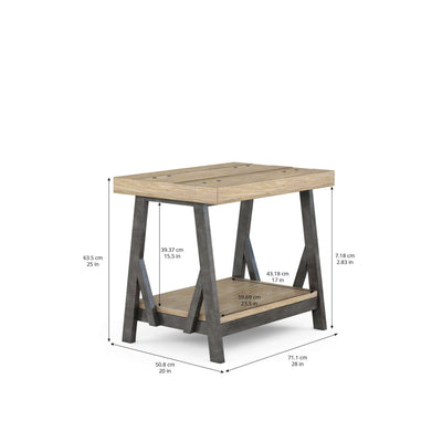 Frame Chairside Table