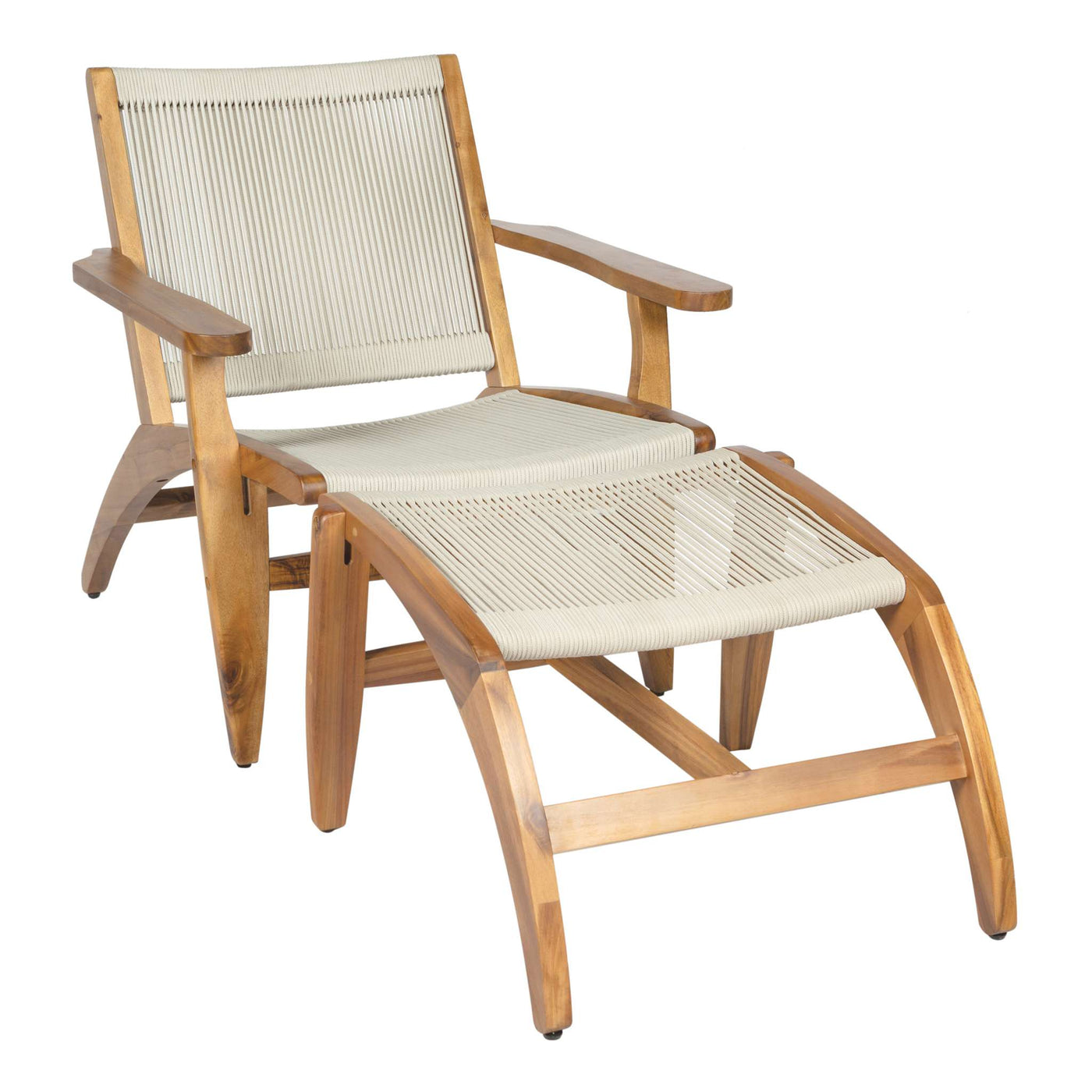 Norway Lounge Chair and Ottoman Set of Two