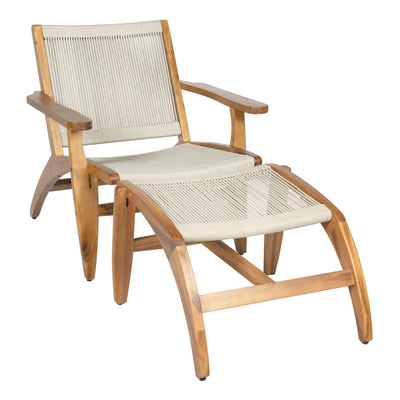 Norway Lounge Chair and Ottoman Set of Two
