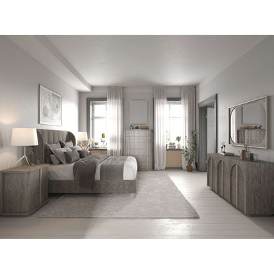 Vault Queen Upholstered Shelter Bed