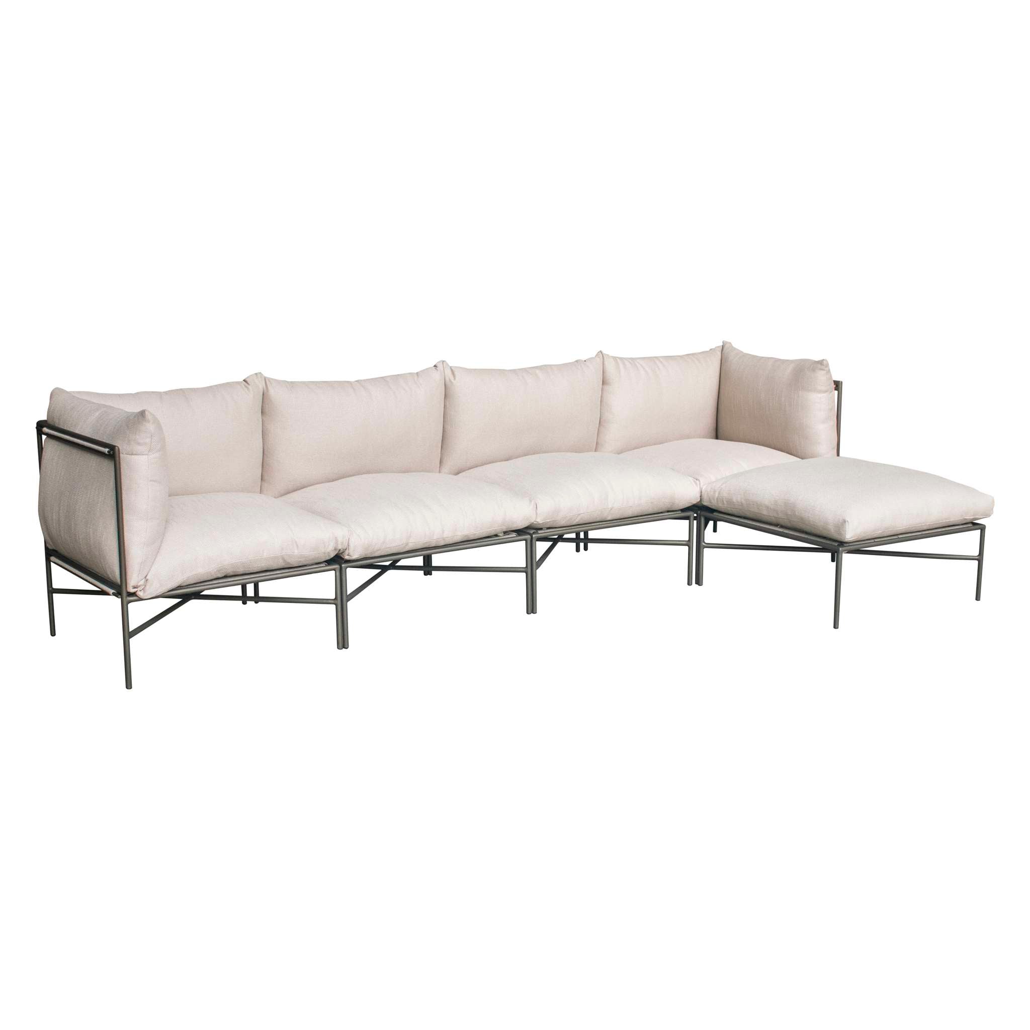 Hebrides 5 Piece Outdoor Sectional Sofa