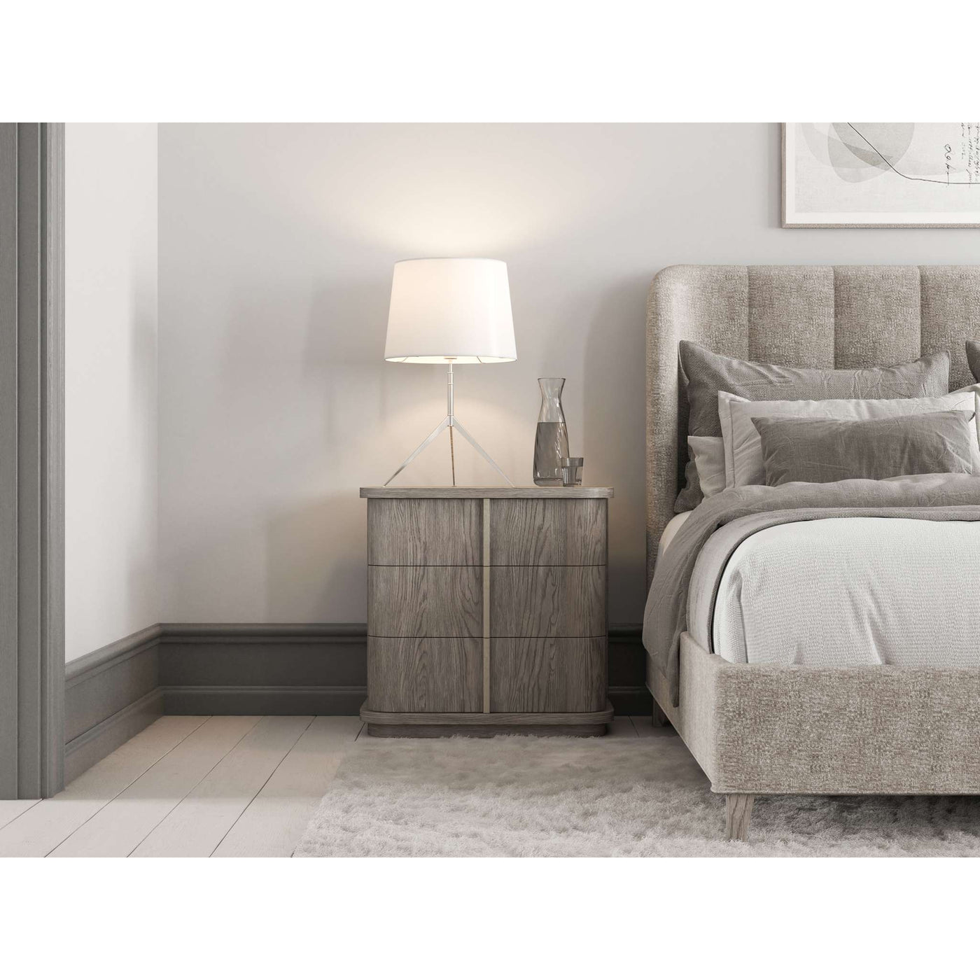 Vault Queen Upholstered Shelter Bed