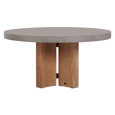 Java Teak and Concrete Dining Table
