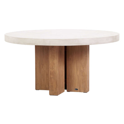 Java Teak and Concrete Dining Table