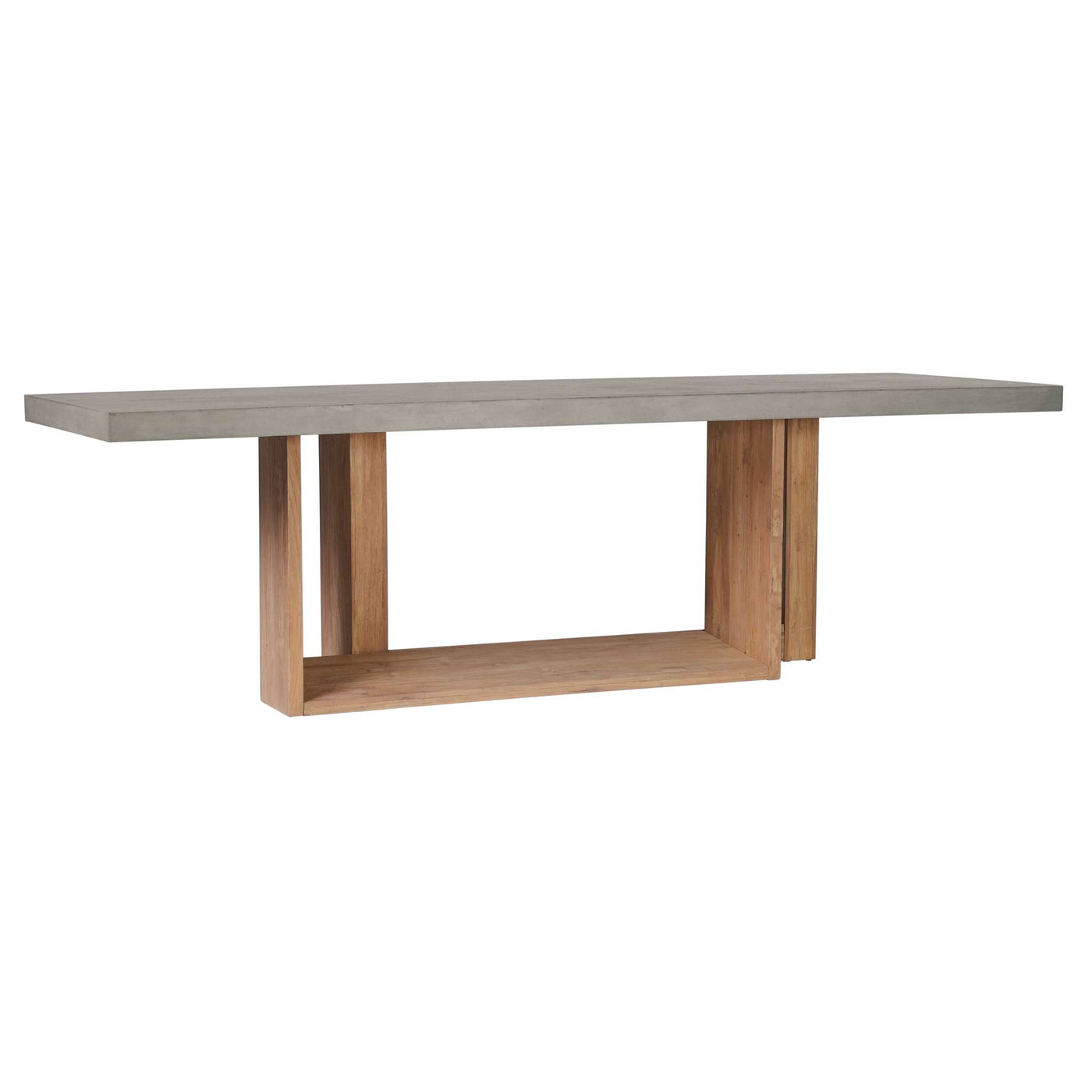 Lucca Teak and Concrete Counter Table