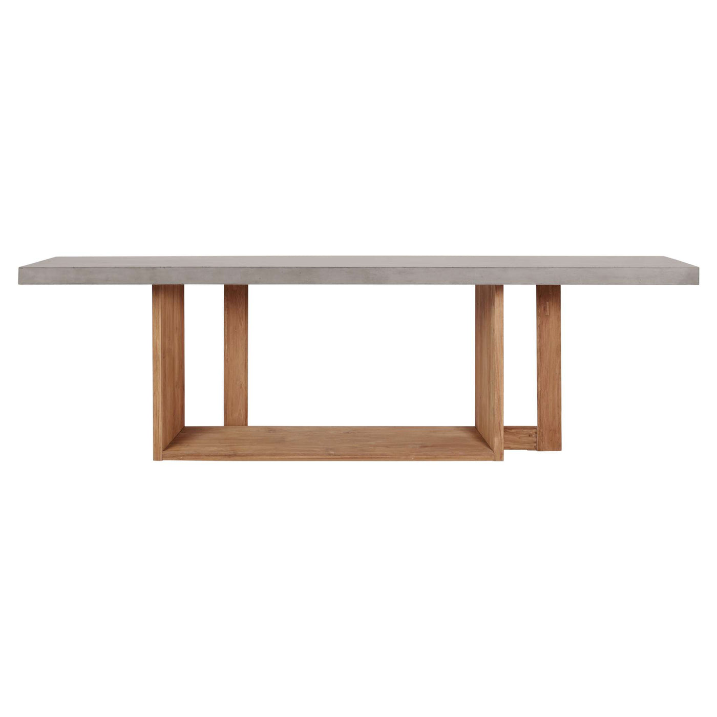 Lucca Teak and Concrete Counter Table