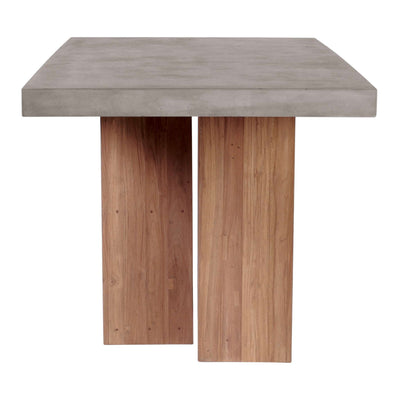 Lucca Teak and Concrete Counter Table