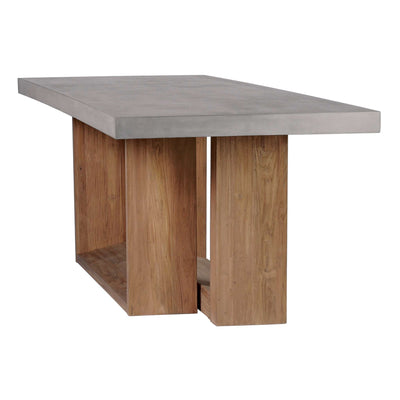 Lucca Teak and Concrete Counter Table