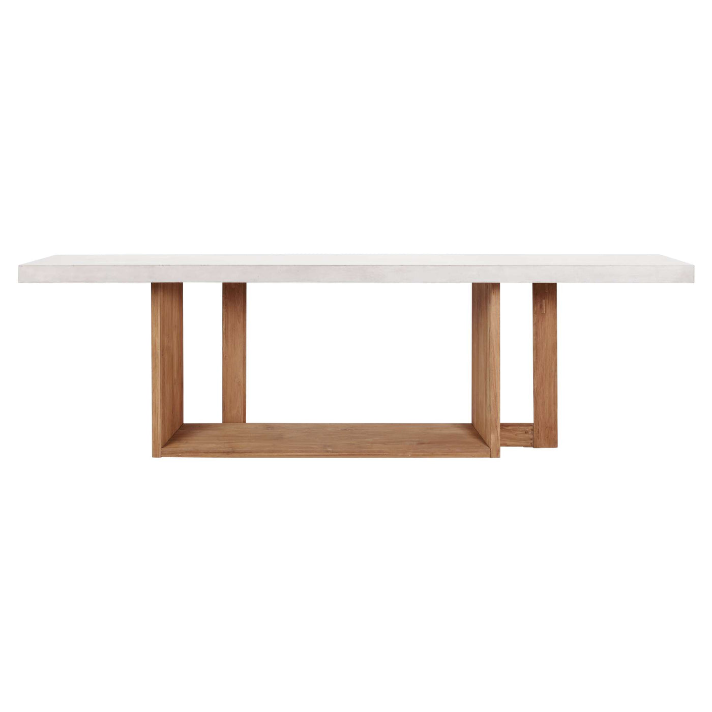 Lucca Teak and Concrete Counter Table