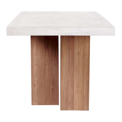 Lucca Teak and Concrete Counter Table