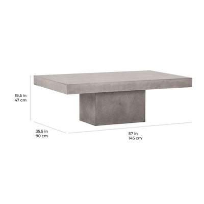 Terrace Concrete Coffee Table
